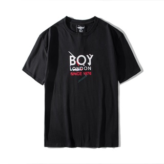 แท้จริง BoyLondon ยาวนำเข้าเสื้อยืดแขนสั้นม้าล่อเสื้อยืดผู้หญิงเสื้อยืดผ้าฝ้ายสตรีสตรี