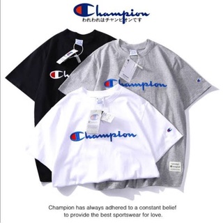 สินค้า 💥ขายดี💥 Champion เสื้อยืดแชมเปี้ยน (งานปัก) พร้อมส่ง ✅ (cp.01-02)