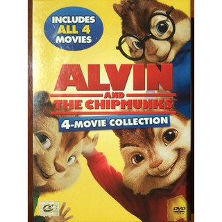 Alvin And The Chipmunks Boxset 1–4 (DVD Boxset)/แอลวินกับสหายชิพมังค์ ชุดรวมภาค 1-4 (ดีวีดีบ็อกเซ็ต)