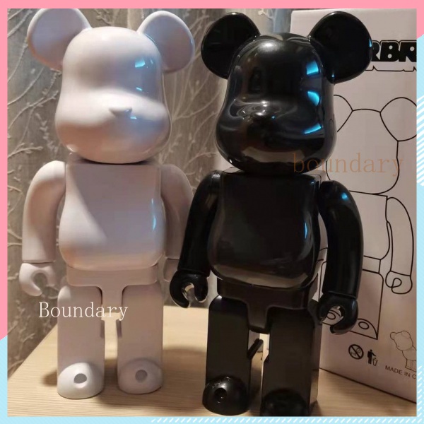 bearbrick-แม่พิมพ์ตัวต่อ-รูปหมีโหด-สีขาวบริสุทธิ์-400-สําหรับทํากล่องสุ่มสี-diy