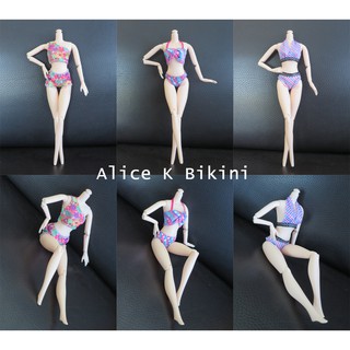 เสื้อผ้าตุ๊กตาบาร์บี้ (30cm) ชุดว่ายน้ำ บิกินี่ Bikini
