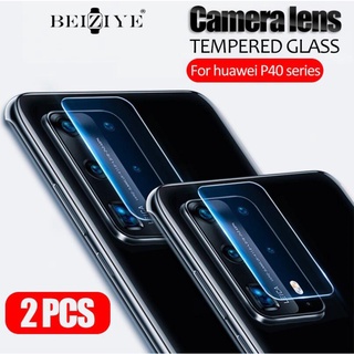 2Pcs huawei P50 pro ฟิล์มป้องกันเลนส์ Huawei P50 P40 Pro ฟิล์มกระจกนิรภัยสำหรับ Huawei P30 Pro Camera Protective Glass