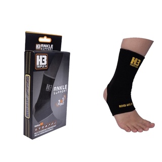 H3 ANKLE SUPPORT ที่รัดข้อเท้า Freesize สีดำ