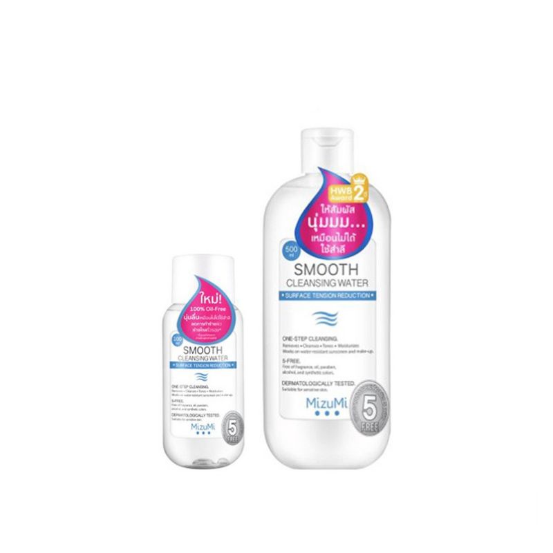 MizuMi Smooth Cleansing Water Surface Tension Reduction 100/500 ml