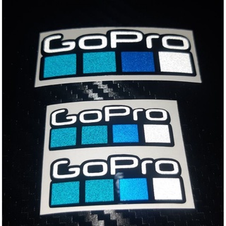 สติ๊กเกอร์logo 💥 #gopro งานตัด ประกอบ สะท้อนแสง 💯%🚀พร้อมส่งจร้า📮📮