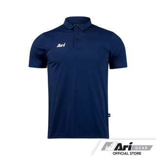 สินค้า ARI CLASSIC BREATHABLE POLO - DEEP NAVY/DEEP NAVY/WHITE เสื้อโปโล อาริ Breathable สีกรมท่า