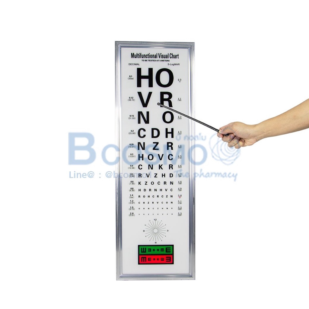 พร้อมส่ง-ป้าย-led-วัดสายตา-ตู้วัดสายตา-ป้ายไฟวัดสายตา-แบบตัวเลข-แบบตัวอักษร-สำหรับร้านแว่นตา-โรงพยาบาล-bcosmo