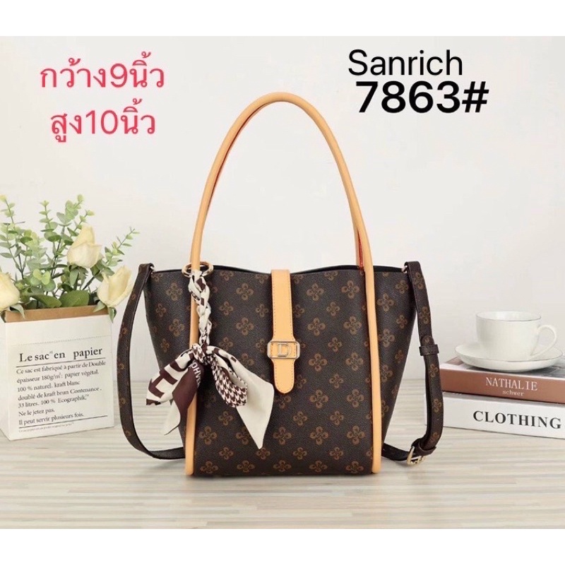 กระเป๋า-sanrich-ลายดอก