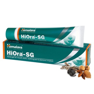 สินค้า Himalaya Hiora-SG เจลทาแผลบรรเทาอาการร้อนในแผลในปาก บรรเทาอาการปวดฟัน อาการระคายเคืองจากการจัดฟัน ใส่ฟันปลอม 10g.