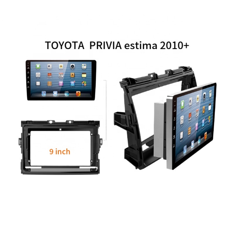 กรอบเครื่องเล่น-dvd-วิทยุ-หน้าจอสัมผัส-ขนาด-9-นิ้ว-สําหรับ-toyota-privia-estima-2010