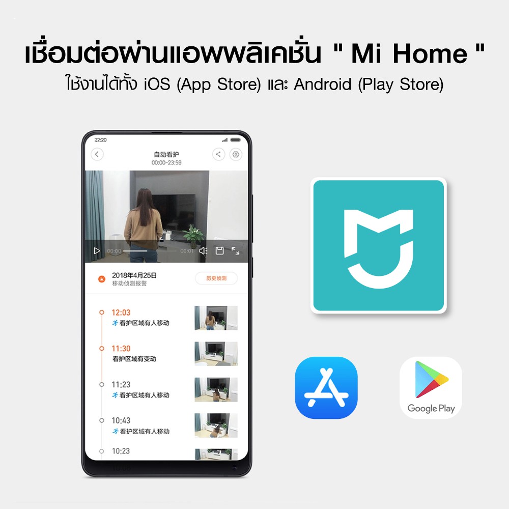 ภาพสินค้าIMILAB Pro A1 (GB V.) กล้องวงจรปิด Xiaomi wifi ภายในบ้าน2K สามารถคุยผ่านกล้องได้ -2Y จากร้าน thaisupercam บน Shopee ภาพที่ 2
