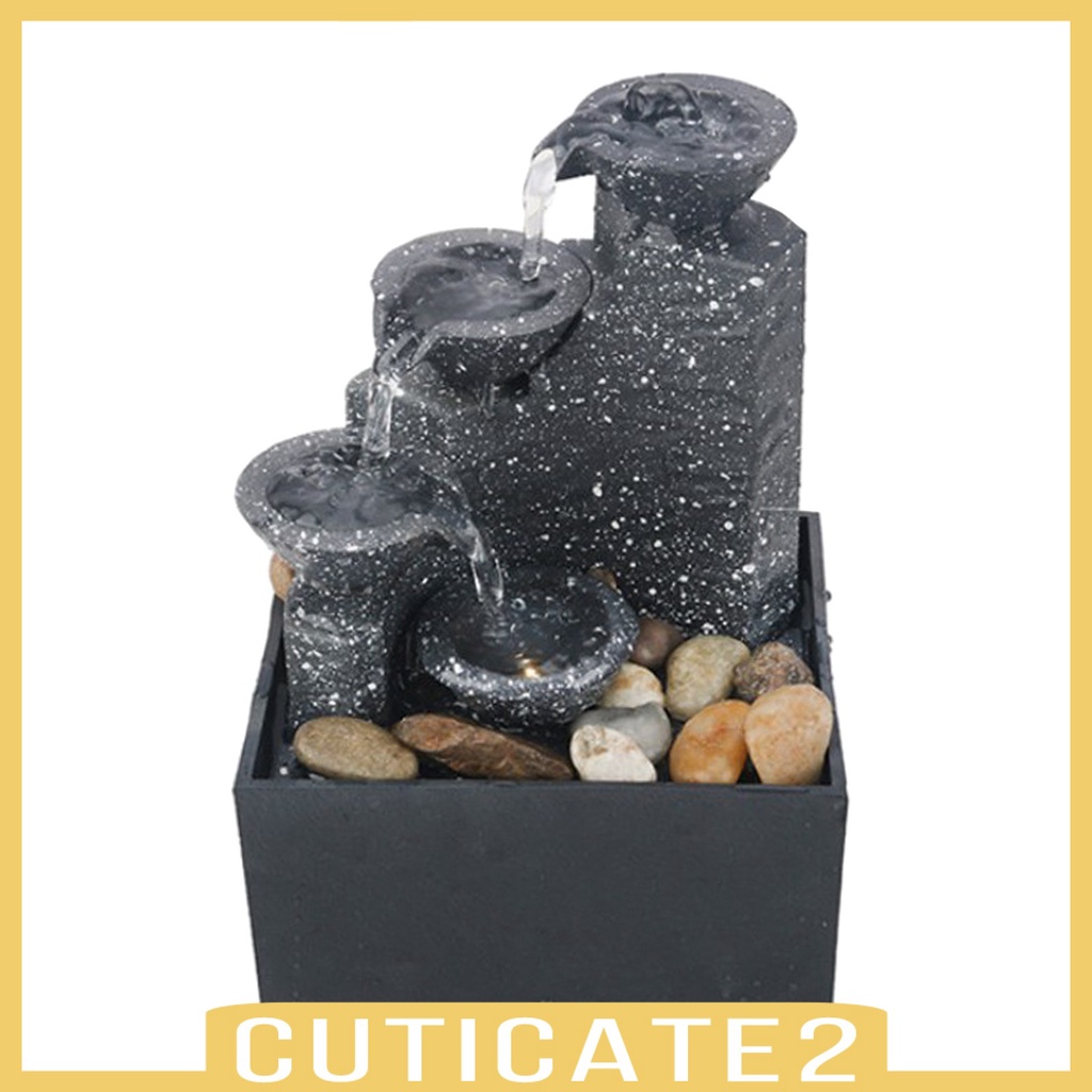 cuticate2-น้ําพุฮวงจุ้ยสําหรับตกแต่งโต๊ะทํางาน