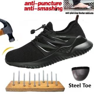 สินค้า 【Lowest price Guarantee】รองเท้าเซฟตี้ หุ้มข้อ หัวเหล็ก Safety Shoes