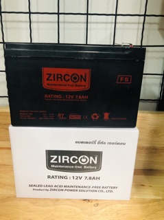 Battery Ups 12V 7.8AH  zircon