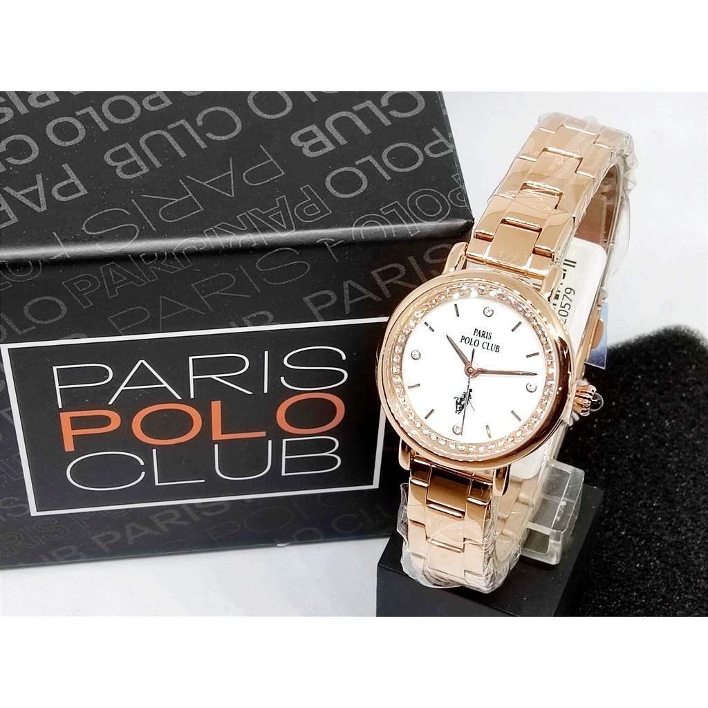นาฬิกาข้อมือผู้หญิง-paris-polo-club-นาฬิการุ่น-831l-นาฬิกาผู้หญิง-กันน้ำ-ของแท้