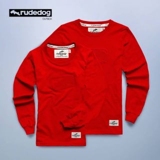 Rudedog เสื้อยืด รุ่น Outbox สีแดง