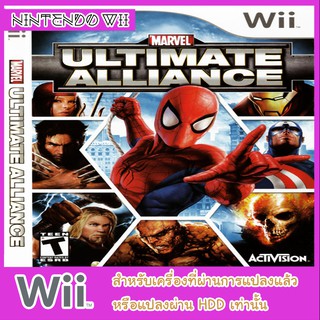 แผ่นเกมส์ wii - Marvel - Ultimate Alliance (USA)