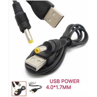 ส่งจากไทย x2 สาย USB Power หัวเสียบ 4.0*1.7มม. ได้สองเส้น USB to Power พร้อมส่ง