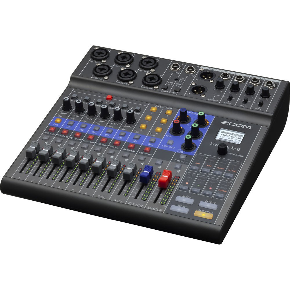 zoom-l-8-compact-podcast-mixer-audio-interface-amp-recorder