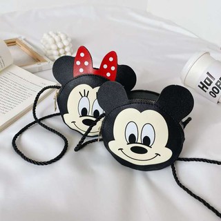 สินค้า กระเป๋าสะพายข้าง Mickey/ Minnie มินนี่เม้าส์ ใหม่ล่าสุด น่ารักมากๆ สวยงาม NO:MQT2