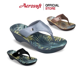 Aerosoft (แอโร่ซอฟ) รองเท้าแตะหนีบส้นสูงเพื่อสุขภาพ รุ่น FW8263