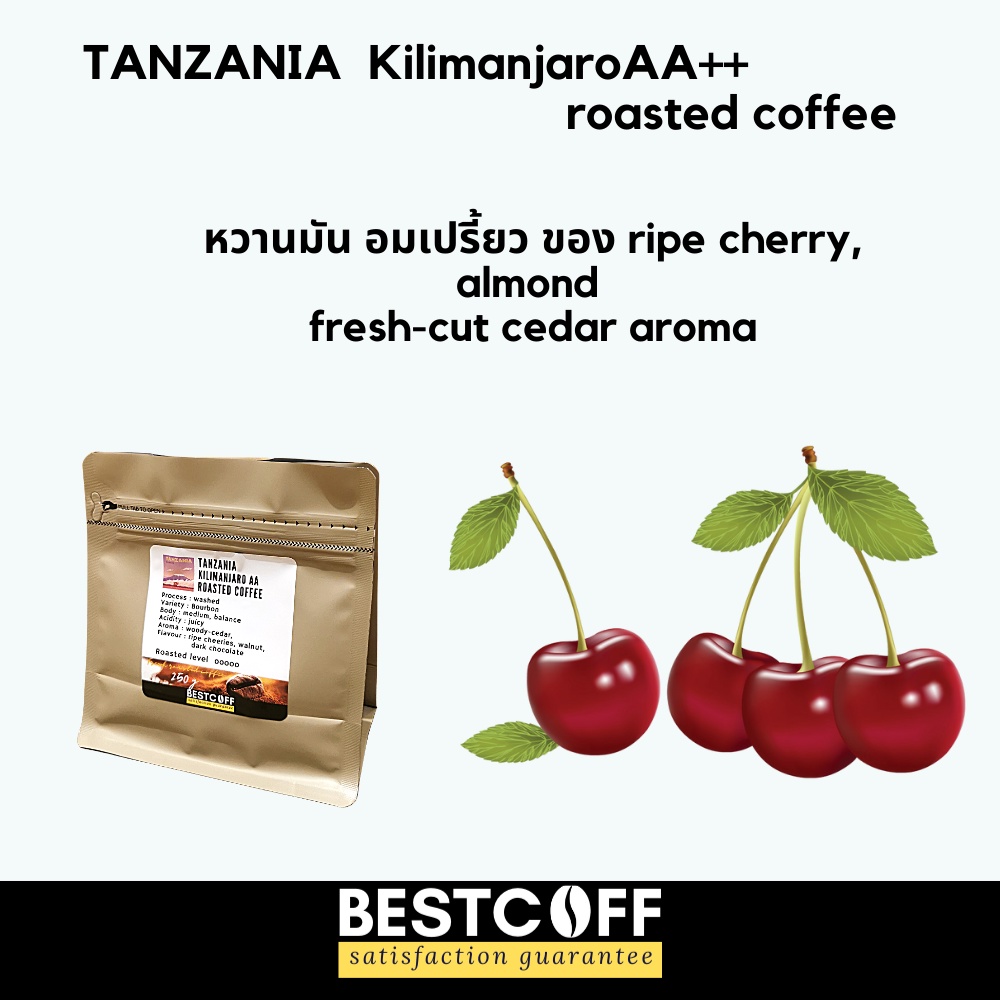 bestcoff-เมล็ดกาแฟ-แทนซาเนีย-tanzania-roasted-coffee-ขนาด-250-g