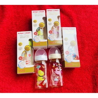 ภาพหน้าปกสินค้าขวดนมTritanสีชาพร้อมหูจับขนาด8oz. Babycare ที่เกี่ยวข้อง