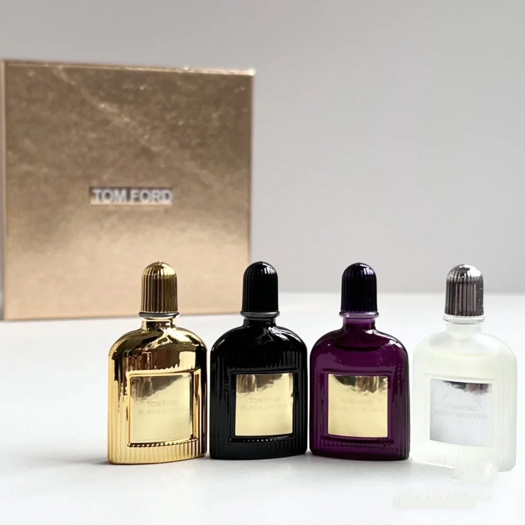 แบรนด์แท้100-tom-ford-black-orchid-velvet-orchid-black-orchid-parfum-grey-vetiver-edp-เซตน้ำหอม-10ml-4pcs-set