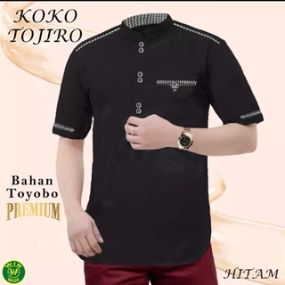 Koko เสื้อเชิ้ต แขนสั้น ลาย koko KURTA FF พรีเมี่ยม สําหรับผู้ชายมุสลิม koko Tojiro M L Xl XXL