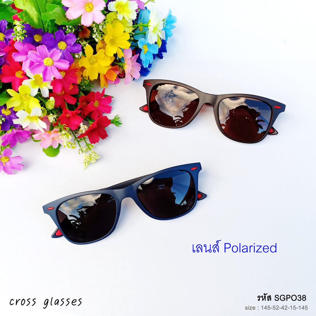 แว่นกันแดด-เลนส์-hd-polarized-ทรงเหลี่ยม-รหัส-sgpo38