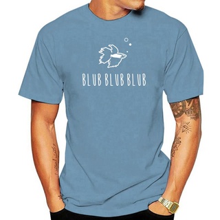 เสื้อยืด ผ้าฝ้าย พิมพ์ลาย Betta Fish Blub Blub น่ารัก เหมาะกับของขวัญ สไตล์ฮิปฮอป แฟชั่นฤดูร้อน สําหรับผู้ชาย