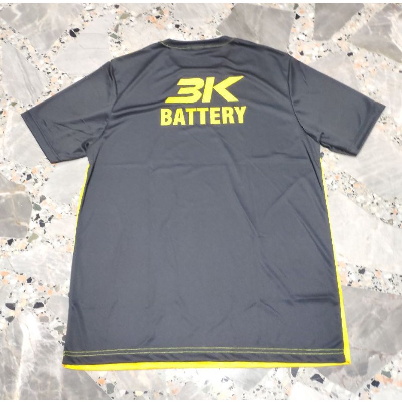 ของใหม่-เสื้อยืด-3k-battery-เนื้อผ้าใส่สบายเหมาะสำหรับใส่ออกกำลังกาย-เสื้อกีฬา-เบา-ไม่ยับ-แห้งเร็ว