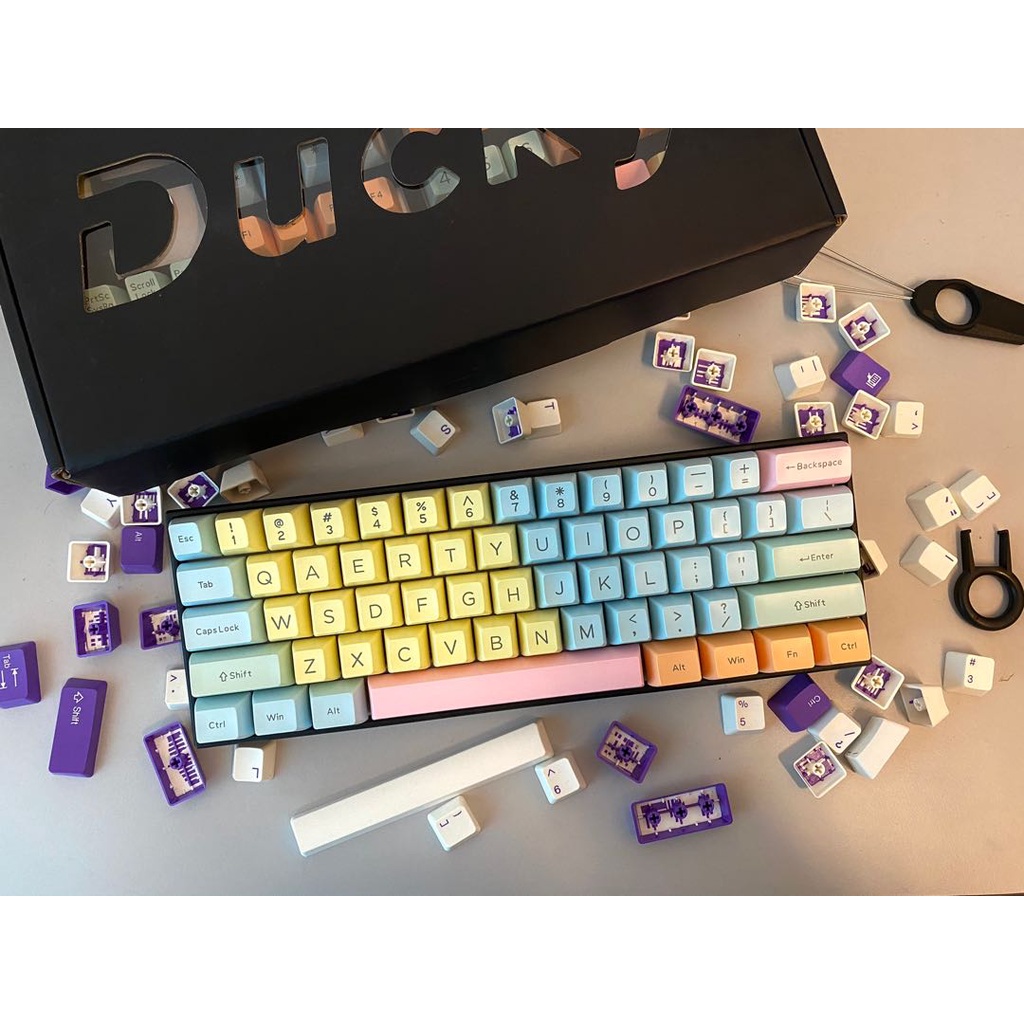 คีย์แคป Ducky Cotton Candy Full Size Keycaps 1Y Shopee Thailand
