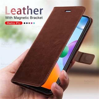 For Redmi 10C Case Leather Magnetic Flip Cover For Xiaomi Redmi10C Redme Redmy 10 C C10 6.71" Shockproof Stand Card Wallet Coque
