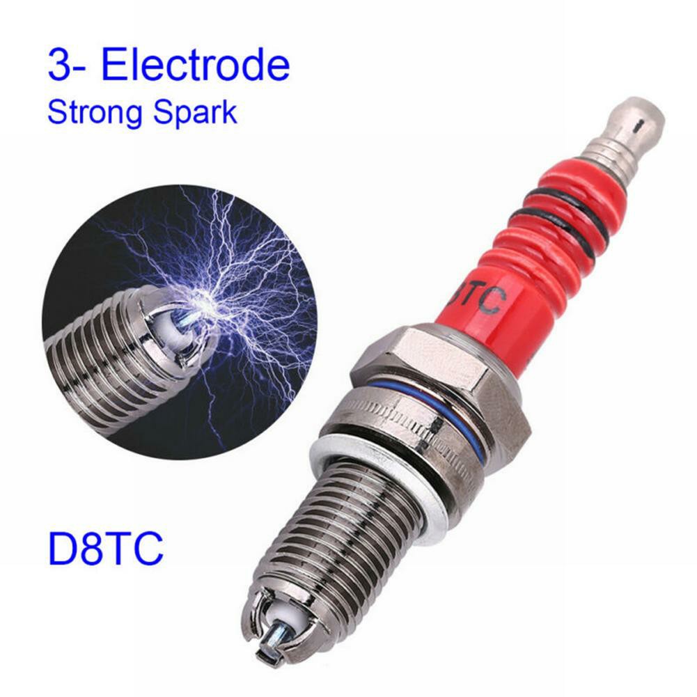 New Spark Plug D8TC For CG 125 150 200cc CF250 Motorcycle Scooter ATV