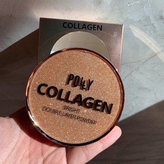 Sale‼️แป้ง Polly Collagen Bright Double Layer Powder