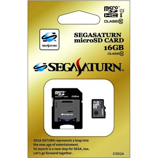 [+..••] NSW SEGA SATURN MICROSDHC CARD + SD ADAPTER SET (16 GB) (เกม Nintendo Switch™🎮)