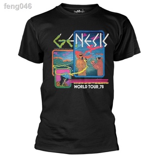 ❏﹊เสื้อยืด Genesis  tour 78 ใหม่ 100% Cotton Men เสื้อยืดใส่สบาย