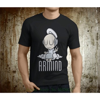 เสื้อยืดโอเวอร์ไซส์ใหม่ เสื้อยืดแขนสั้น พิมพ์ลาย Armind Trance Music Armin Van Buuren สีดํา สําหรับผู้ชาย ไซซ์ S 3XlS-3X