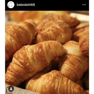 ครัวซองค์น้ำแอปเปิ้ล ทำจากเนยสดแท้100% ชนิดไม่มีไขมันทรานส์ Classic Butter Croissants - Lean&amp;Clean