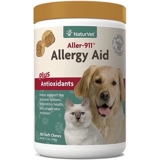ภาพหน้าปกสินค้าเสริมภูมิคุ้มกัน ภูมิแพ้ แพ้ง่าย ผิวหนังไม่ดี สุนัข แมว Aller-911 Advanced Allergy Aid Naturvet Allergy ซึ่งคุณอาจชอบสินค้านี้