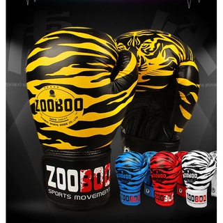 นวมชกมวย นวมมวยไทย Zooboo ถุงมือชกมวยที่มีคุณภาพสูงรุ่นเดียวกันแม่พิมพ์หนึ่งมอเตอร์การฝึกอบรมม