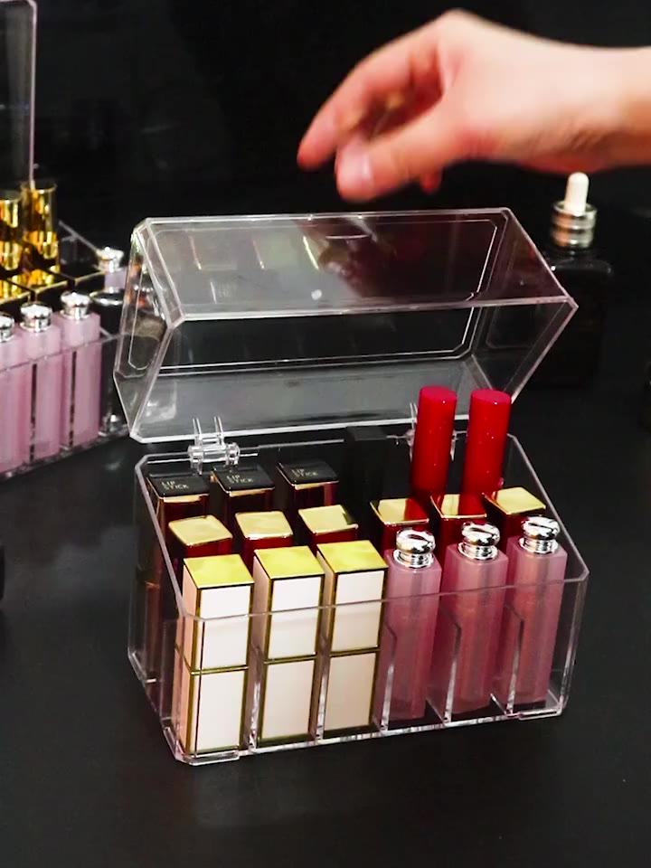 hot-sale-transparent-acrylic-lip-glaze-finishing-lipstick-rack-lipstick-storage-box-with-flip-dustproof-desktop-cosmetics-storage-box-8cc