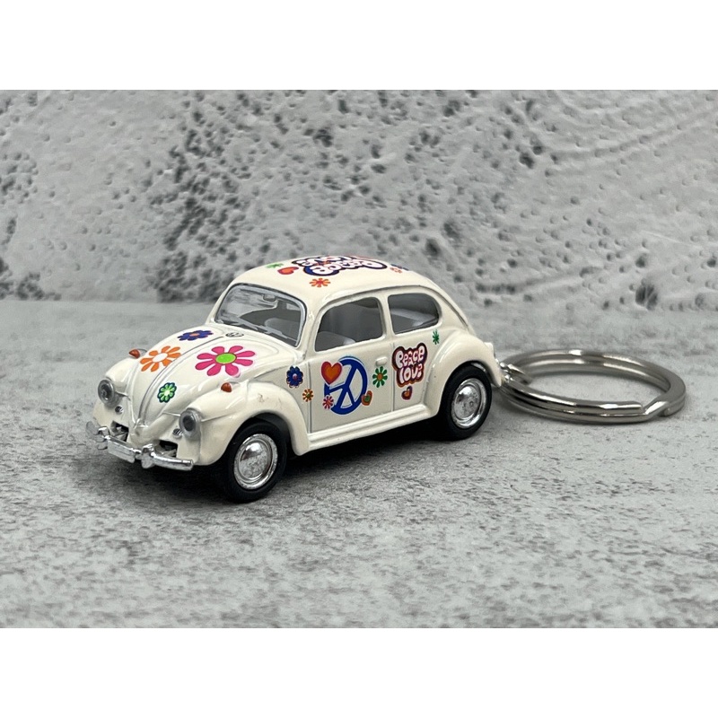 Kinsmart Display Tray 2″ – 1967 Volkswagen Classical Beetle Keychain in ...