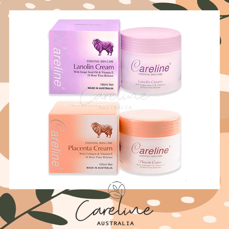 สีม่วง-ส้ม-careline-ครีมรกแกะ-lanolin-amp-placenta-cream-ขนาด-100ml-นำเข้าจากออสเตรเลีย