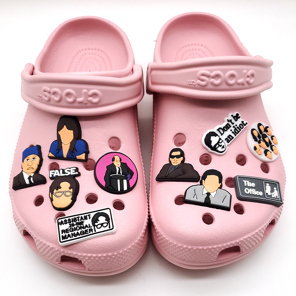 crocs-cy-store-ใหม่-จี้รองเท้า-pvc-ลายกราฟฟิตี้ทีวี-อเมริกัน-diy-สําหรับตกแต่ง-ขายส่ง