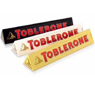 สินค้า ช็อคโกแล็ตแท่ง TOBLERONE ทอปเบอโรน มี 3 สี ขนาด 100กรัม 🔥ส่งเร็ว🔥
