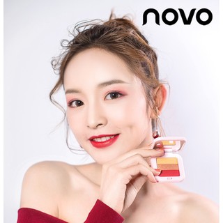 No.5210 Novo Three Color Fashion Eye Shadow อายแชโดว์ พาเลททาตา 3 ช่อง (ลดราคาพิเศษเหลือเบอร์ #4 )