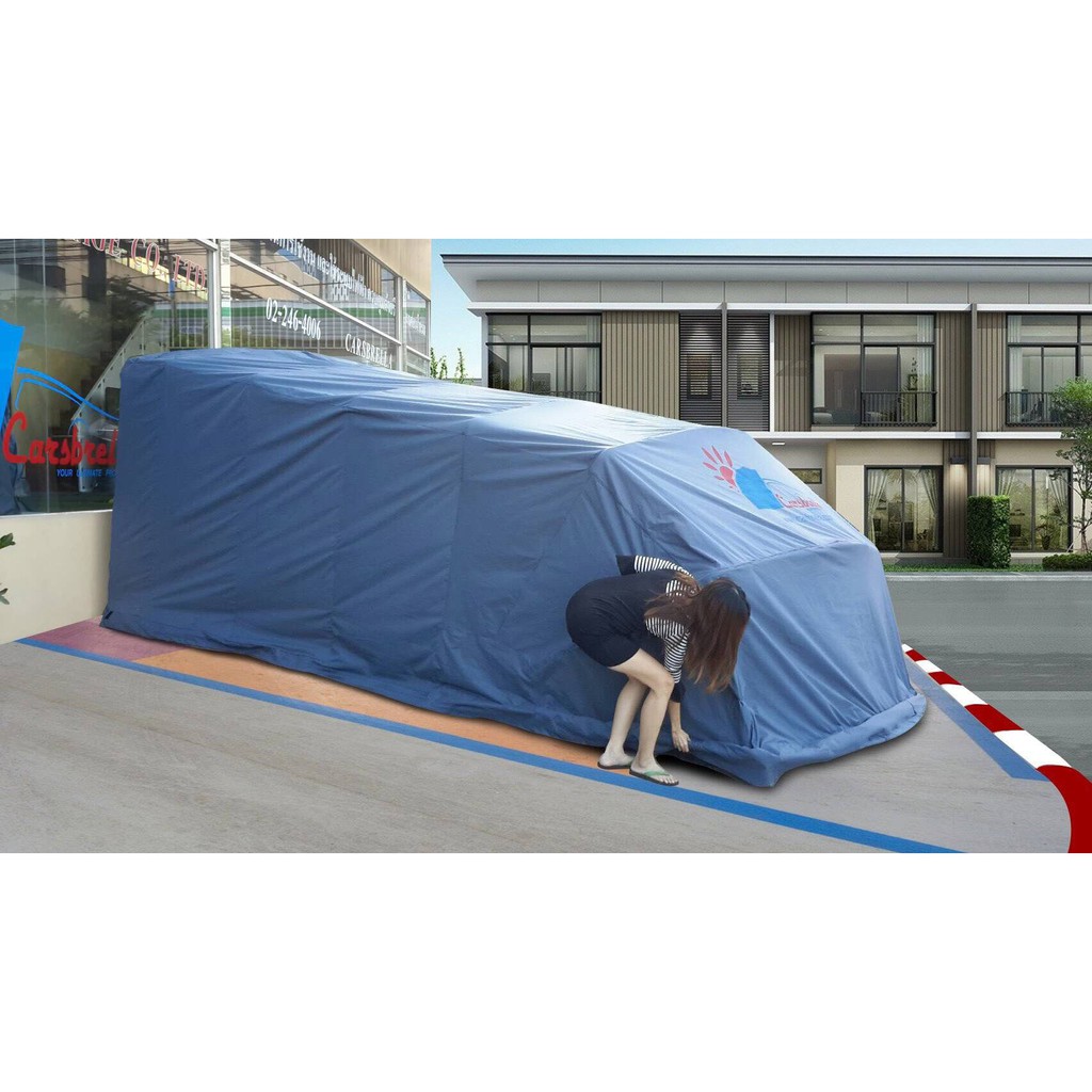เต็นท์พับได้-โรงจอดรถสำเร็จรูป-carsbrella-รุ่น-conatiner-size-s-สำหรับรถยนต์ที่มีขนาดเล็ก-กลาง-ป้องกันรังสี-uv