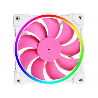 ภาพขนาดย่อของภาพหน้าปกสินค้าID-COOLING ZF-12025 PINK ARGB 120MM FAN - พัดลมระบายความร้อนคอมพิวเตอร์ พัดลมpc ขาวชมพู รอบ 2000 RPM ไฟ addressable RGB จากร้าน 1008it บน Shopee ภาพที่ 1